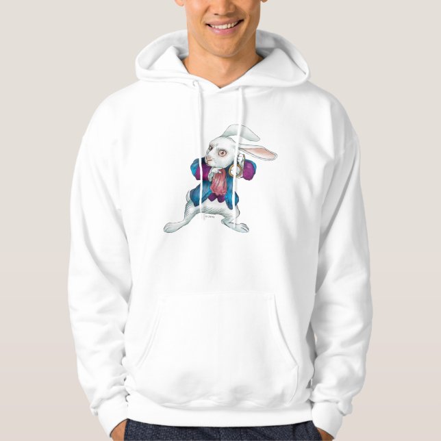Veste À Capuche Le Lapin Blanc| Recherche de Wonderland 2 (Devant)