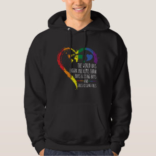 Veste À Capuche Le Monde a de Plus Gros Problèmes Allié LGBTQ Gay 