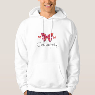 Veste À Capuche Le papillon, se libèrent.