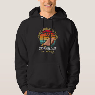 Veste À Capuche Le plus susceptible de prendre Cornhole trop au sé