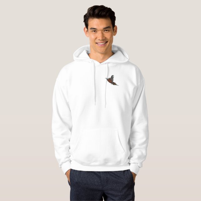 Veste À Capuche Le sweatshirt à capuchon des hommes de faisan en (Devant entier)