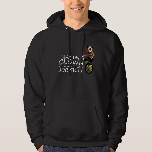 Veste À Capuche Le travail de clown de PIÈCE EN T (Devant)