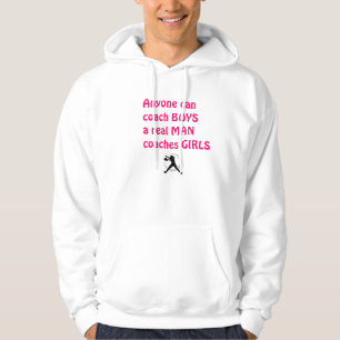 Veste À Capuche Le vrai base-ball de Filles-Fastpitch d'entraîneu