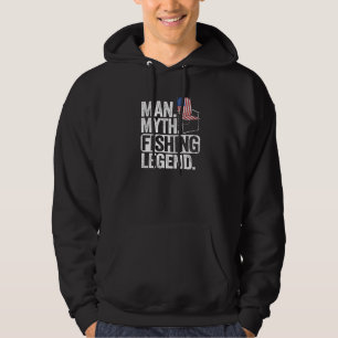 Veste À Capuche Légende de pêche mythe homme homme Américain Fla P