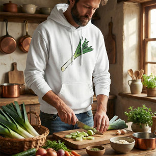Veste À Capuche Légumes de poireau