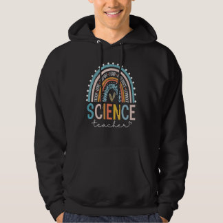 Veste À Capuche Leopard Rainbow Science Teacher   First Day Of Sch