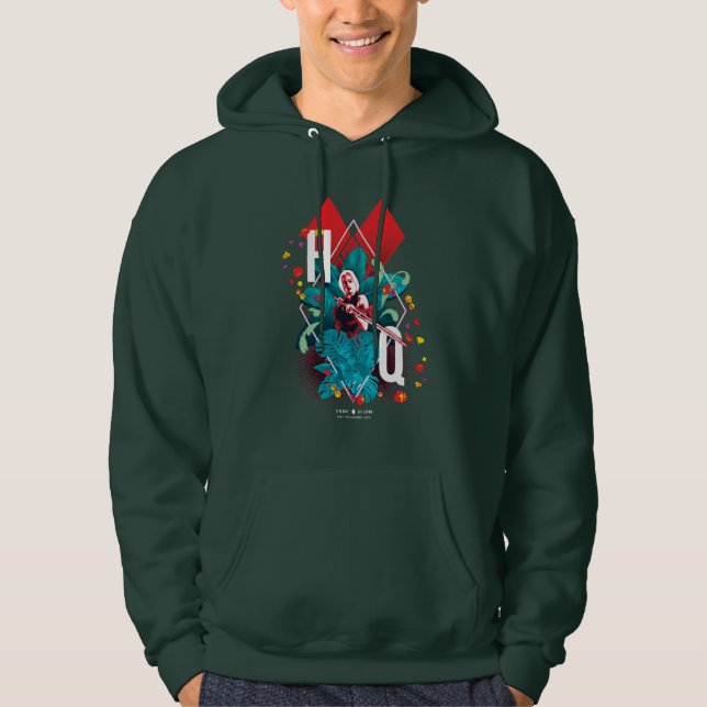 Veste À Capuche L'équipe du suicide | Harley Quinn Floral Diamond (Devant)