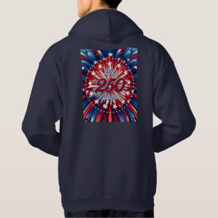 Veste À Capuche Les 250 ans d'Amérique 1776-2026 Feux d'artifice R