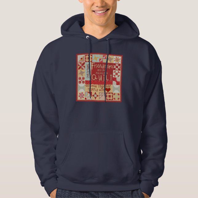 Veste À Capuche Les amitiés sont comme le sweatshirt à capuchon (Devant)