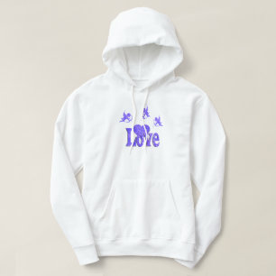 Veste À Capuche Les Anges D'Amour Avec Logo D'Amour Et Coeur,