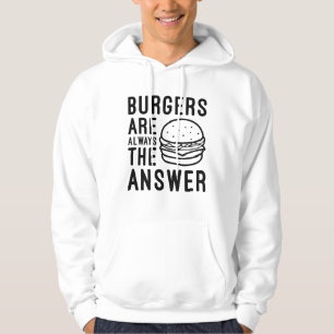 Veste À Capuche Les Burgers Sont Toujours La Réponse