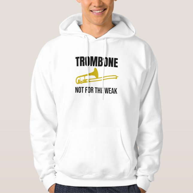 Veste À Capuche Les cadeaux du joueur de Trombone| Tromboniste de  (Devant)