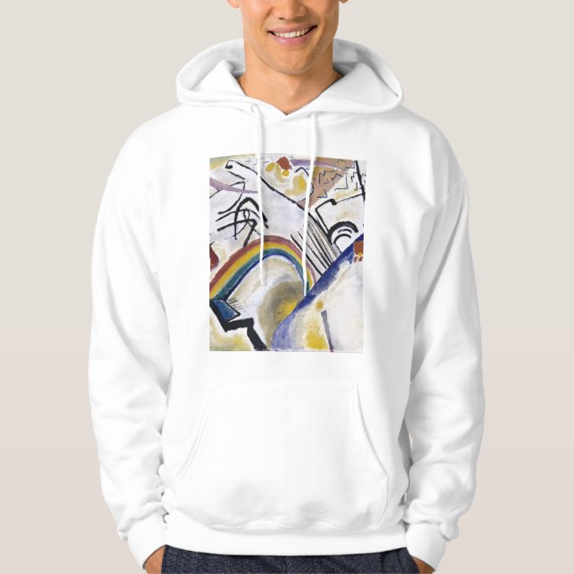Veste À Capuche Les Cosaques de Peinture Abstraite de Kandinsky 19 (Devant)