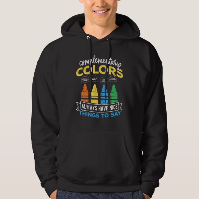 Veste À Capuche Les Couleurs Complémentaires Ont Toujours De Bonne (Devant)