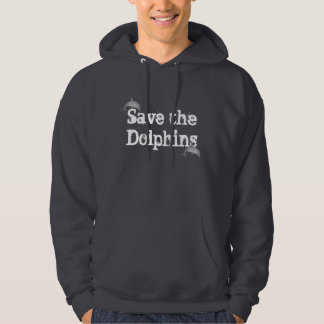 Veste À Capuche Les dauphins sont pour des océans