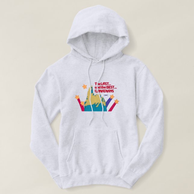 Veste À Capuche Les Derniers et les meilleurs Canadiens (Design devant)