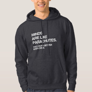 VESTE À CAPUCHE LES ESPRITS SONT COMME LES PARACHUTES