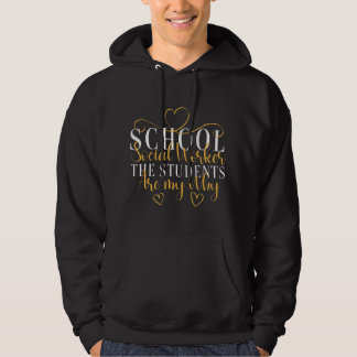 Veste À Capuche Les étudiants sont mon pourquoi travailleur social