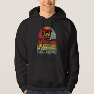 Veste À Capuche Les Femmes Distorsion Yorkshire Terrier Awesome Co