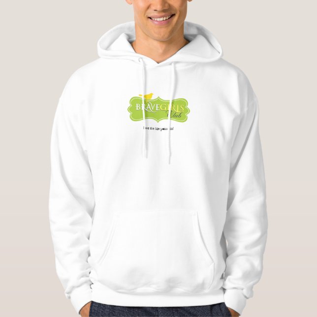 Veste À Capuche Les filles courageuses Hoody - aimez la vie où (Devant)