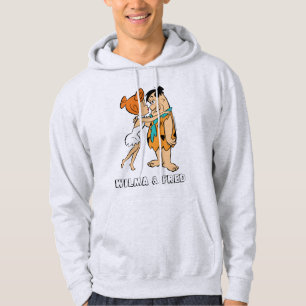 Veste À Capuche Les Flintstones Wilma embrassant Fred