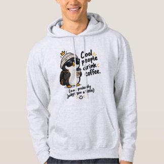 Veste À Capuche Les gens cool boivent du café