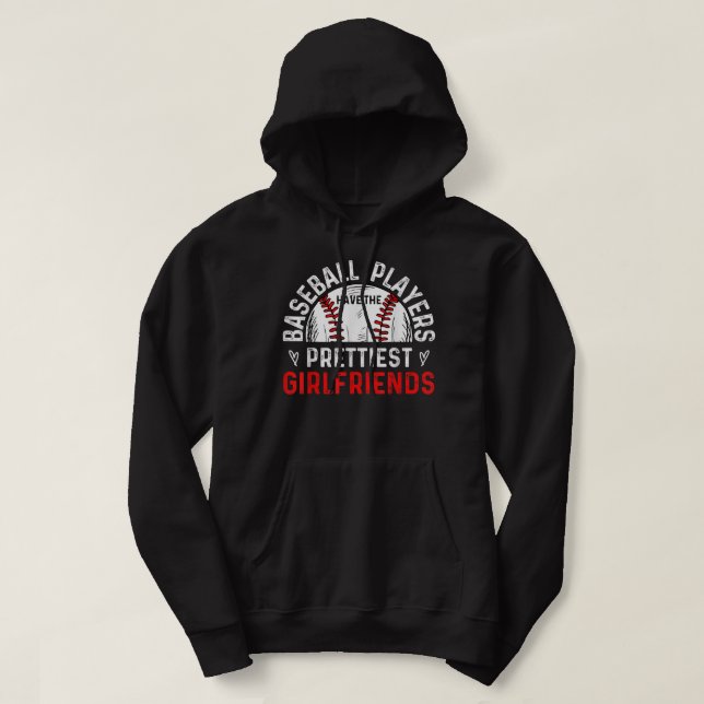 VESTE À CAPUCHE LES JOUEURS DE BASEBALL ONT LES PLUS BELLES FILFRI (Design devant)