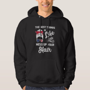 Veste À Capuche Les Meilleures Choses De La Vie Mess Up Your Hair