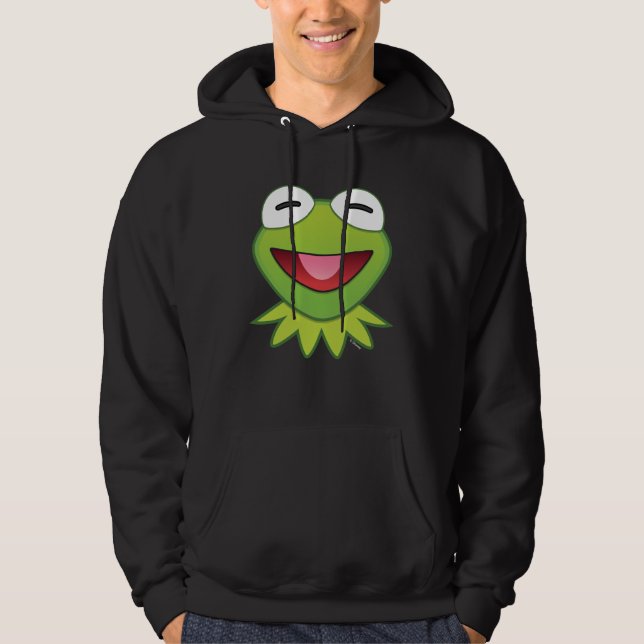 Veste À Capuche Les Muppets| Kermit The Frog Emoji (Devant)