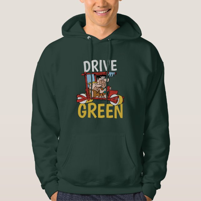 Veste À Capuche Les Pierrafeu | Fred & Barney - Drive Green (Devant)