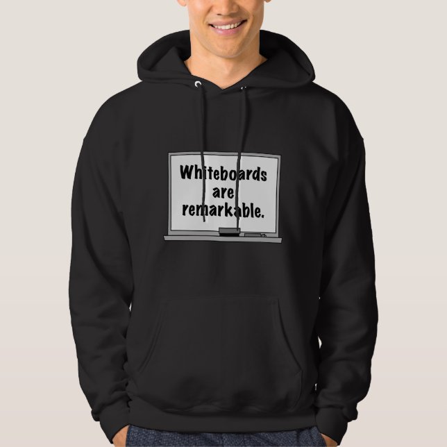 Veste À Capuche Les tableaux blancs sont remarquables (Devant)