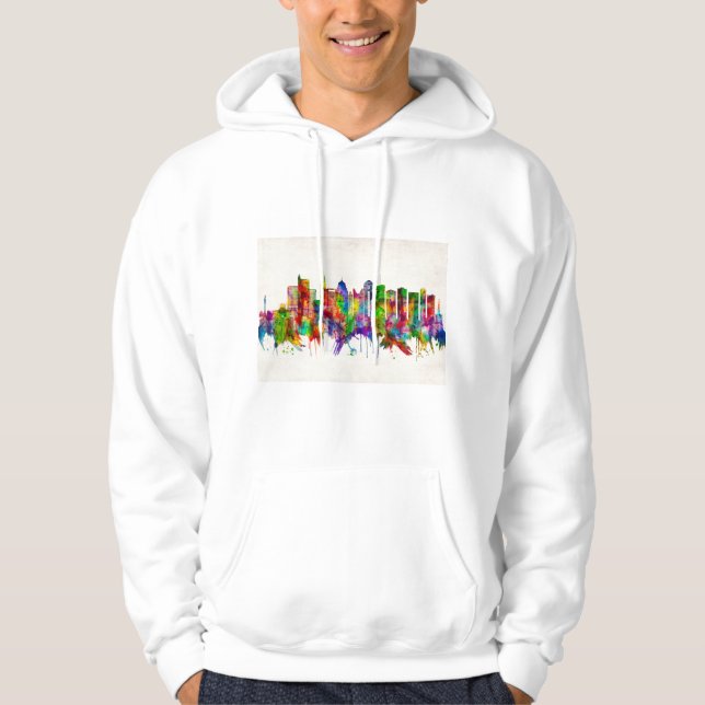 Veste À Capuche Les toits de Columbus Ohio (Devant)