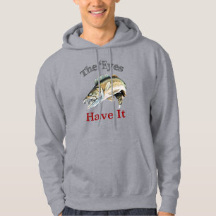 Veste À Capuche Les Yeux L'Ont. . . Walleyes Qui Est Léger