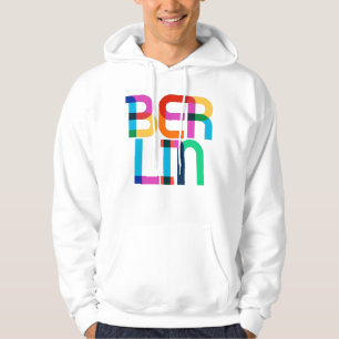 Veste À Capuche Lettres pop art Berlin Allemagne