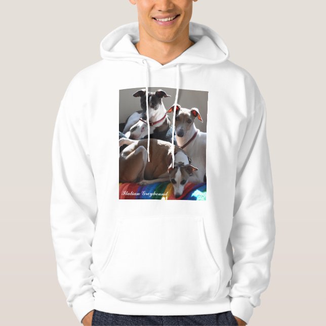 Veste À Capuche Lévrier italien (Devant)