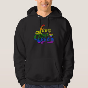 Veste À Capuche Lgbt Support Rainbow Pride L'amour est l'amour les