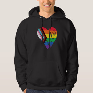 Veste À Capuche Lgtbiaq+ Pride Indicateur Fierté cardiaque Mois
