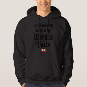 Veste À Capuche Libanais Voix Liban Drapeau Racines Libanaises