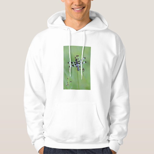 Veste À Capuche Libellule perchée sur l'herbe, Canada (Devant)