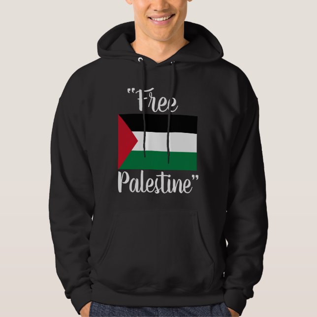 Veste À Capuche Libérer la Palestine (Devant)