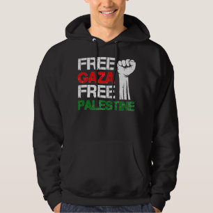 Veste À Capuche Libérez Gaza Libérez La Palestine Nous Sommes Avec