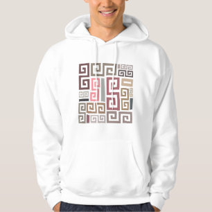Veste À Capuche lignes colorées artistiques abstraites modernes
