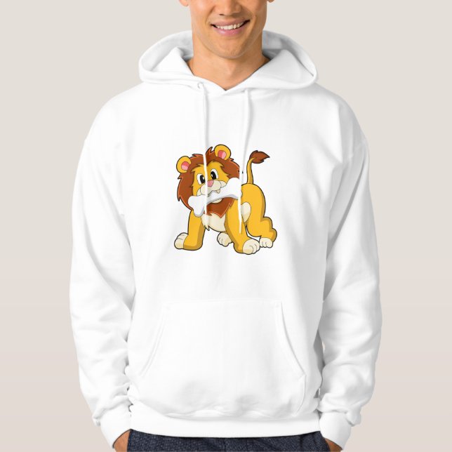 Veste À Capuche Lion avec os (Devant)