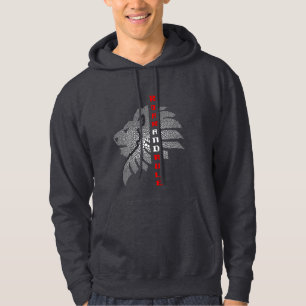 Veste À Capuche Lion de flèche et de règle Graphisme Gras Streetwe