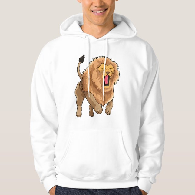 Veste À Capuche Lion de saut (Devant)