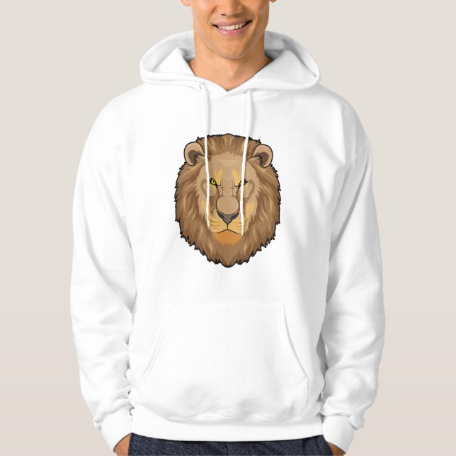 Veste À Capuche Lion en colère (Devant)