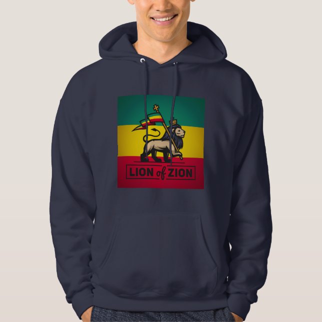 Veste À Capuche Lion of Zion - Haile Selassie - Judah Hoodie (Devant)