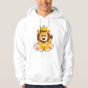 Veste À Capuche Lion roi avec couronne