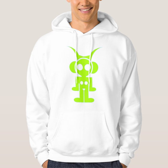 Veste À Capuche LIQUID SKY HOOD (imprimé vert) (Devant)