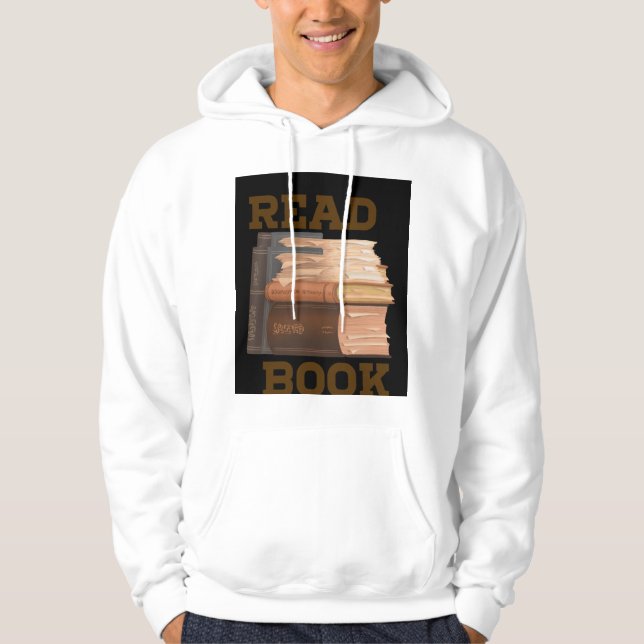 Veste À Capuche Lire un livre (Devant)